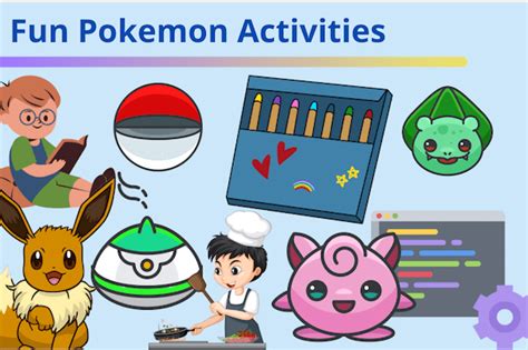 15 Pokemon Activities for Kids .